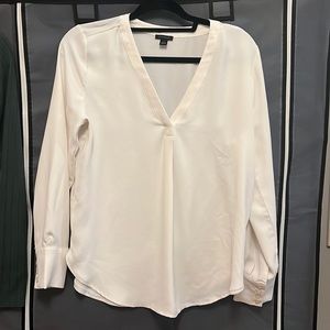 Ann Taylor Cream “Suit Blouse”